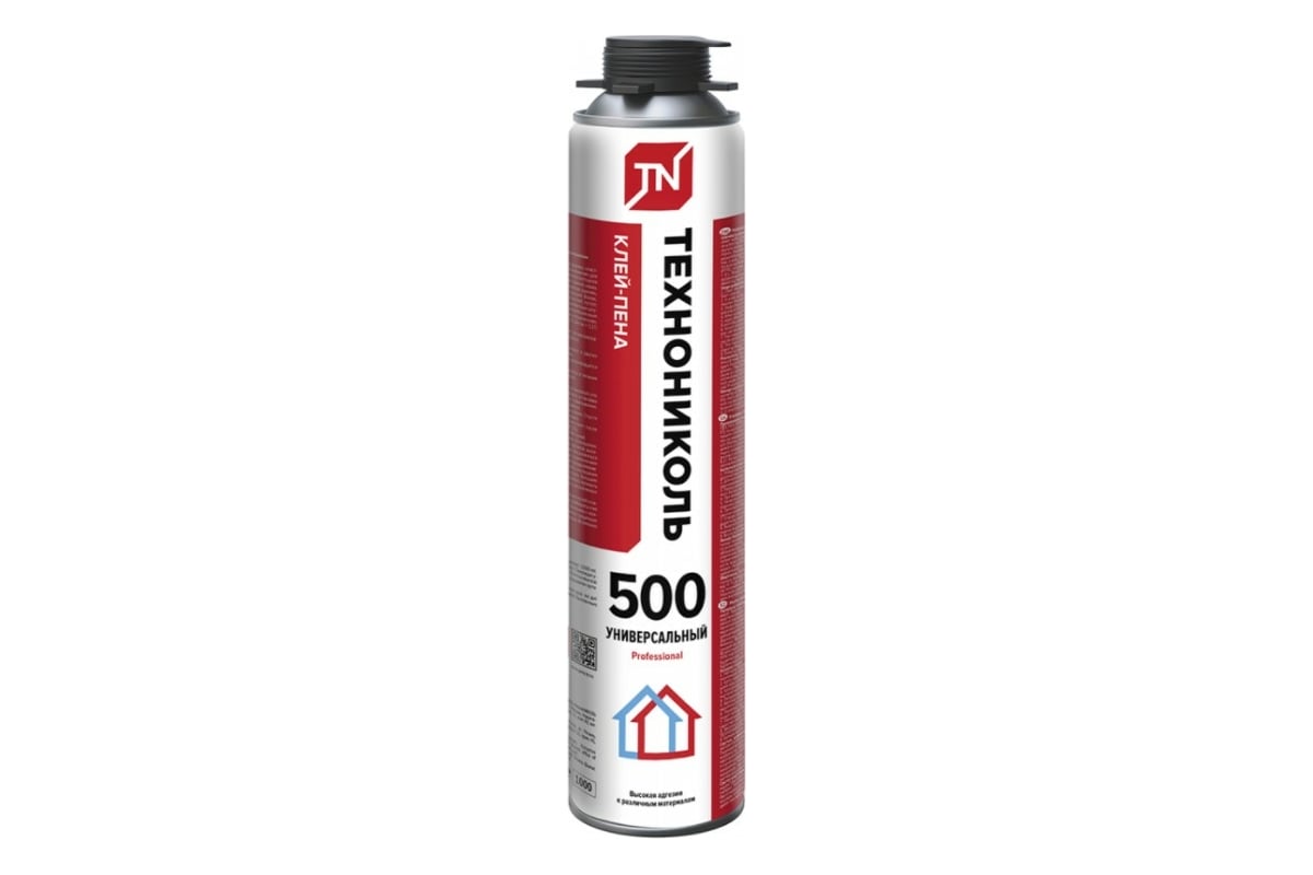 КЛЕЙ-ПЕНА полиуретановый универсальный 1000 мл Professional 500 ТЕХНОНИКОЛЬ