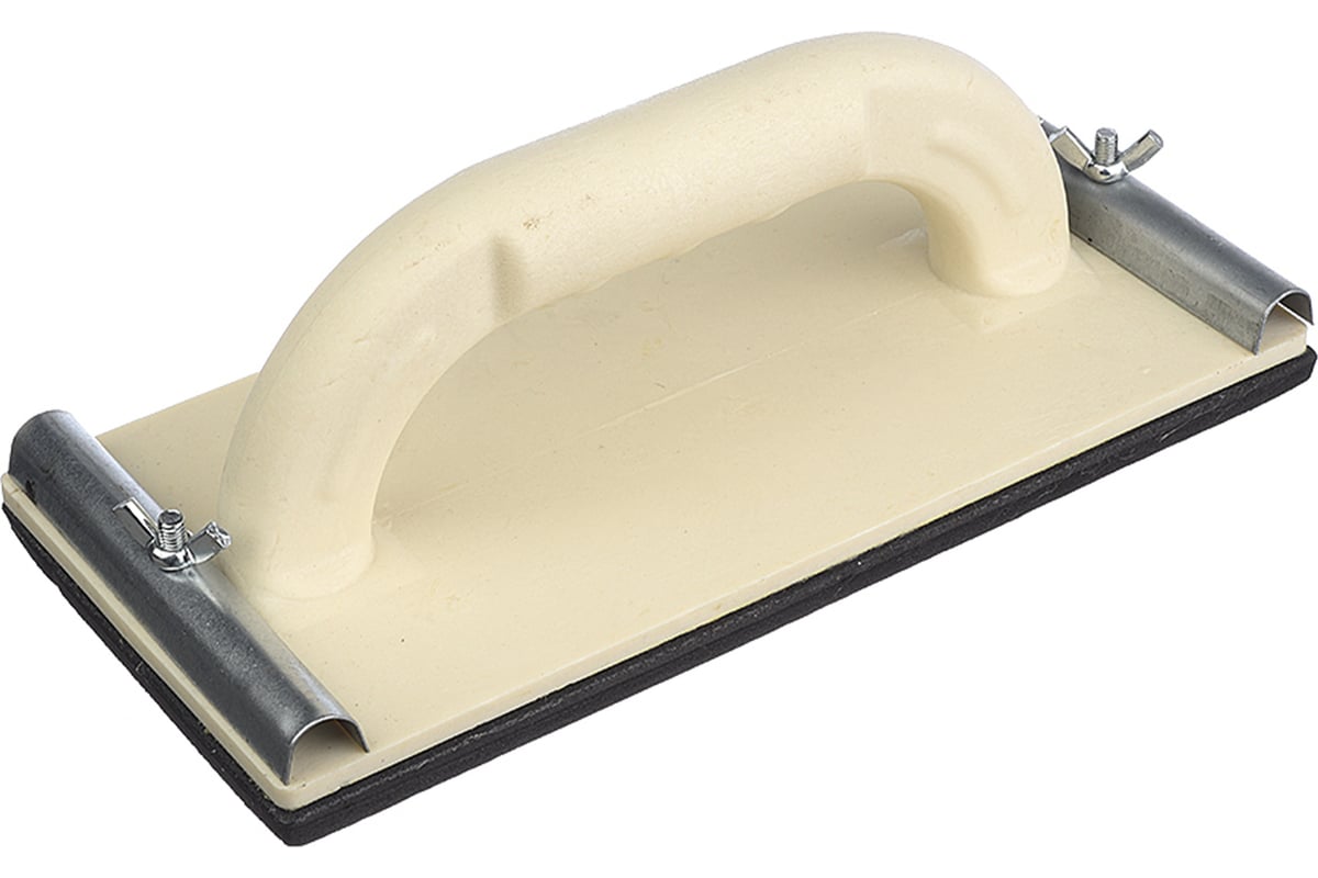 БРУСОК для шлифовальной бумаги 230х105 мм винтовой зажим VERTEXTOOLS