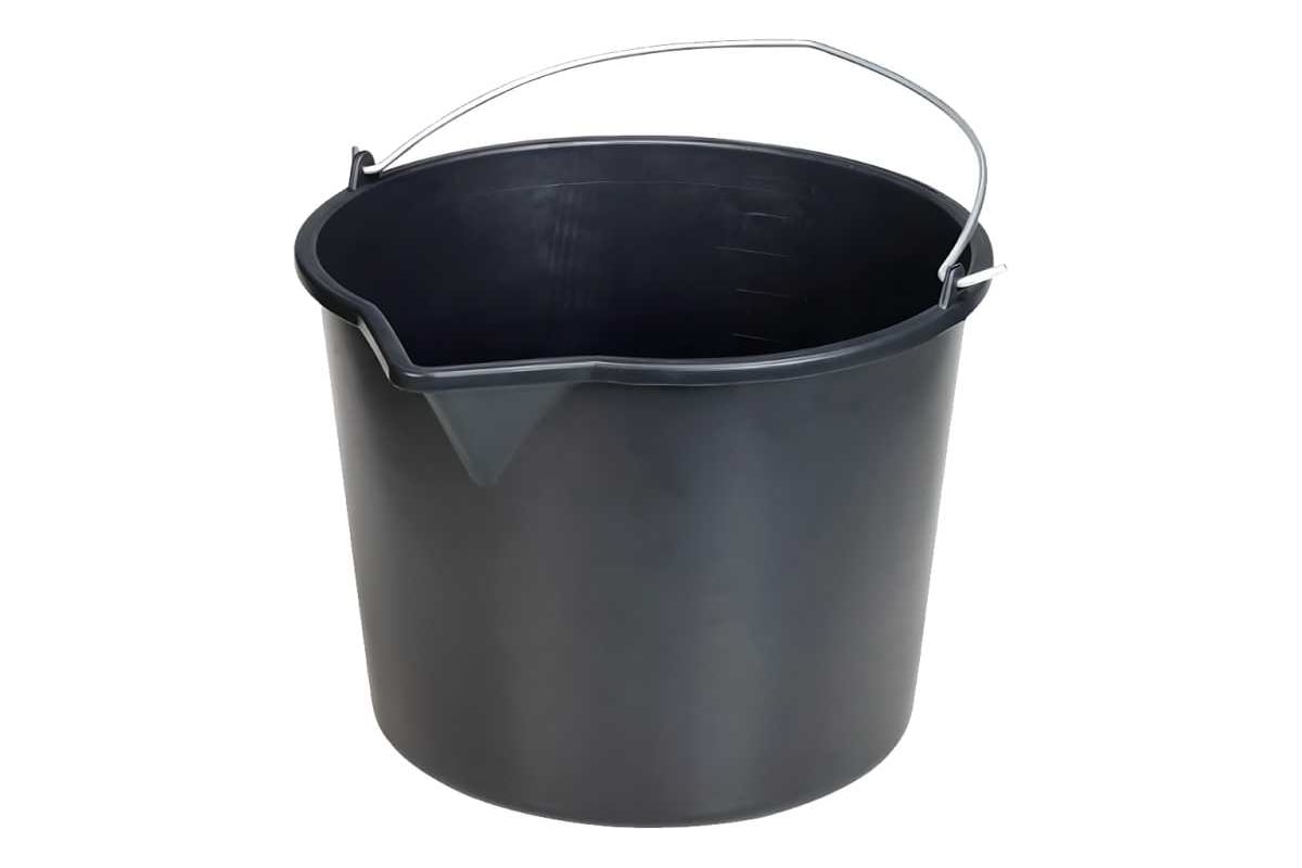 ВЕДРО строительное 16 л пластик цв. черный