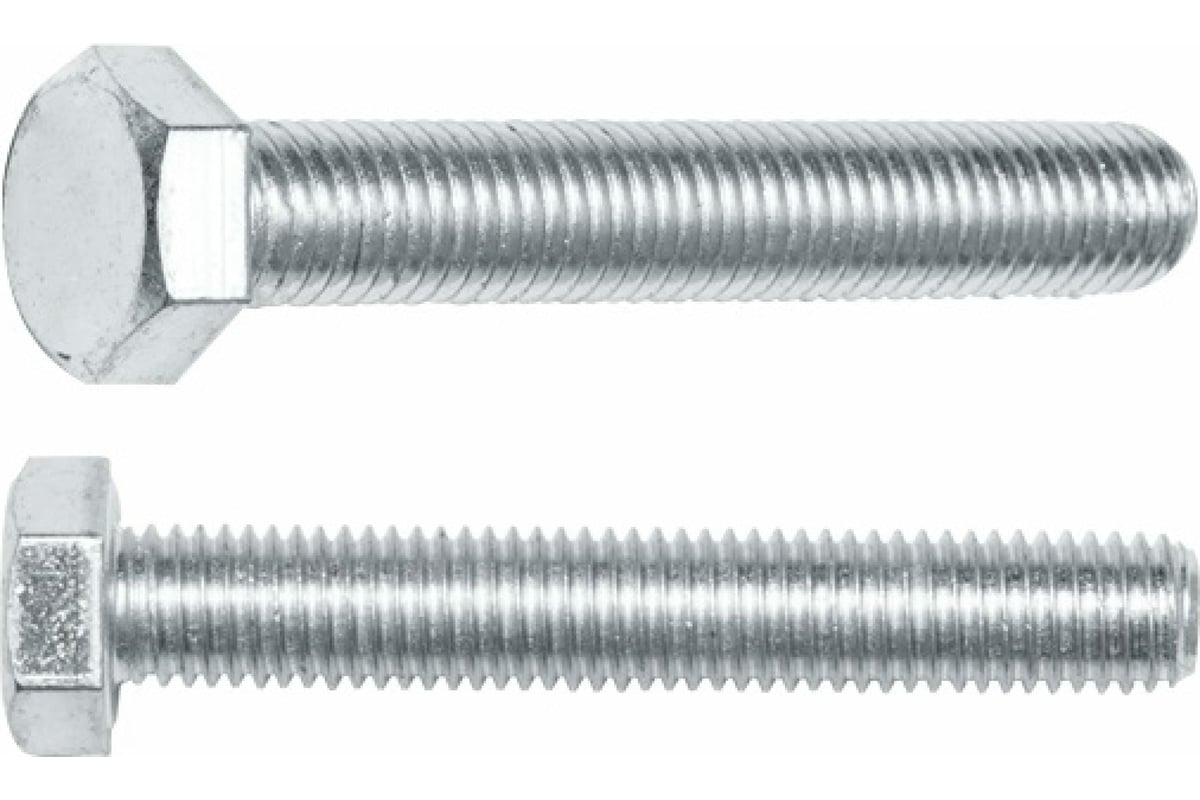 БОЛТ DIN 933 M16 130 мм /5.8/ оцинкованный