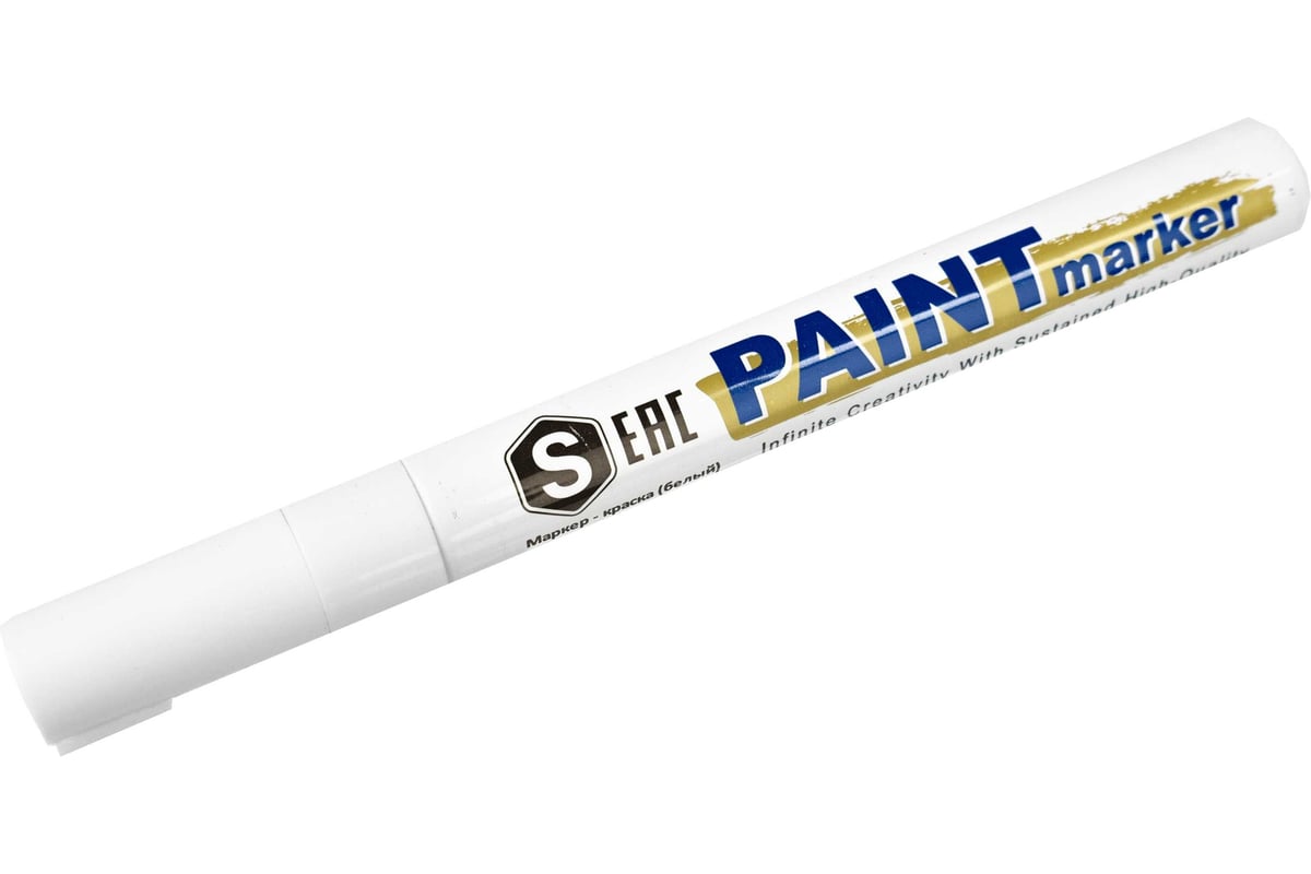 МАРКЕР лаковый 4 мм LIT цв. белый