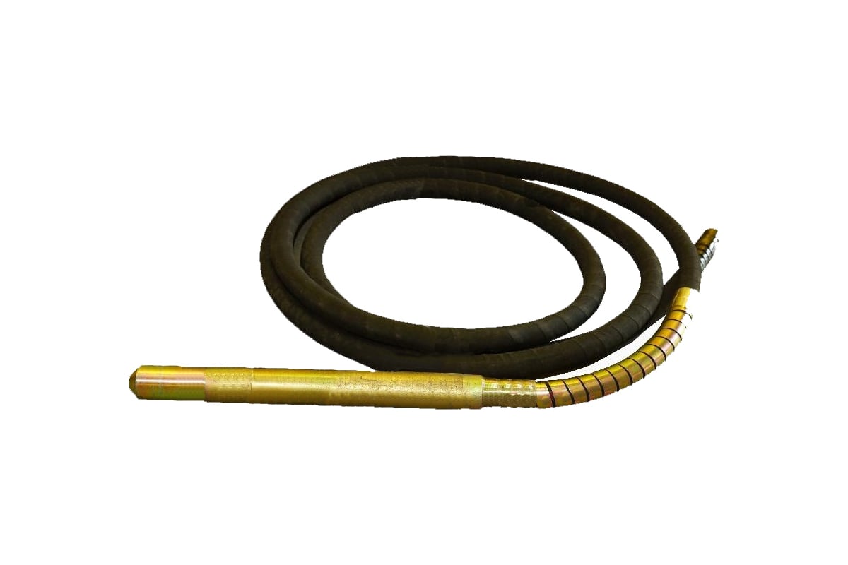 ВАЛ гибкий для глубинного вибратора 51 мм 4,5 м с вибронаконечником