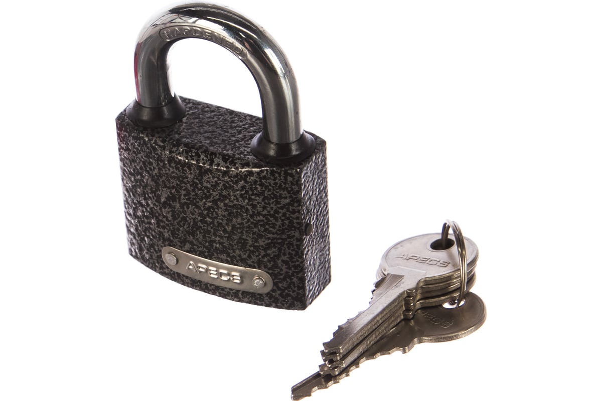 ЗАМОК навесной 81х50 мм d9 мм амбарный PD-01-50 APECS