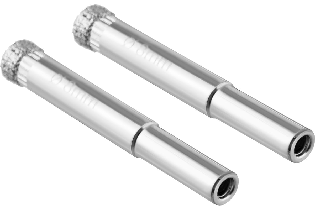 КОРОНКА алмазная 8 мм по керамике и стеклу цилиндр VERTEXTOOLS — фото 2