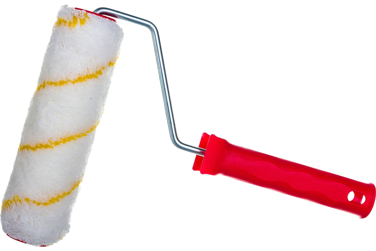 ВАЛИК полиакрил 180 мм ворс 12 мм D40 мм с ручкой MATRIX — фото 4