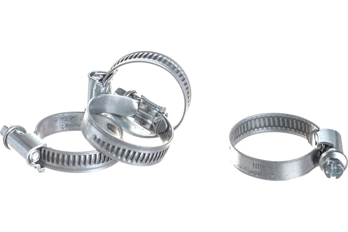 ХОМУТ винтовой 20-32 мм оцинкованный W1/9 Torro NORMA