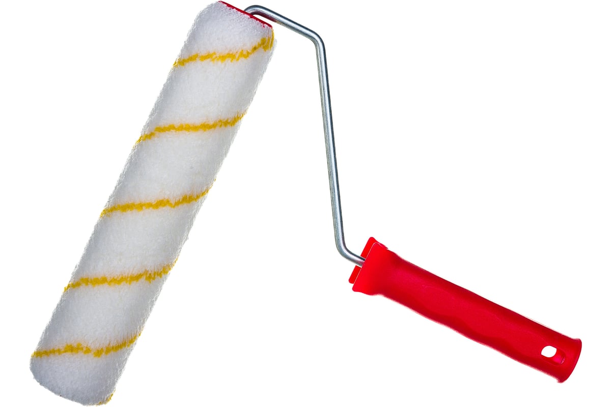 ВАЛИК полиакрил 250 мм ворс 12 мм D40 мм с ручкой MATRIX — фото 4