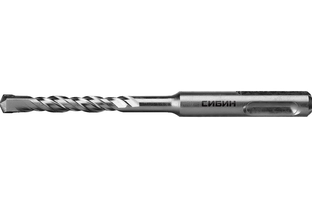 БУР SDS-plus 6х110 мм 2 грани по бетону СИБИН