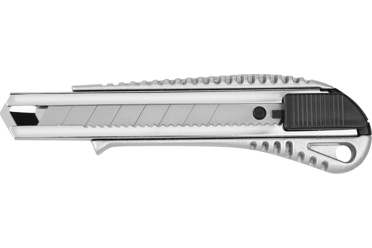 НОЖ строительный 18 мм усиленный металлический корпус VERTEXTOOLS