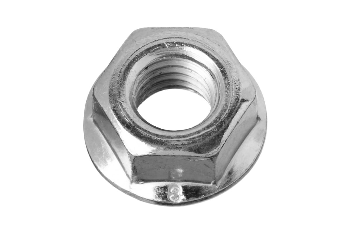 ГАЙКА DIN 6923 с фланцем M6 /8/ оцинкованная