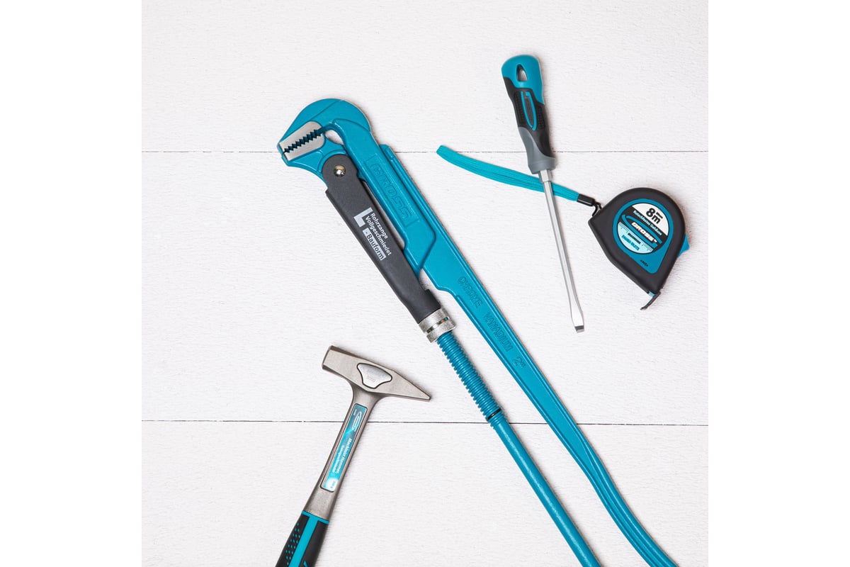 КЛЮЧ трубный №3 2,0" 90° 560 мм рычажный GROSS — фото 8