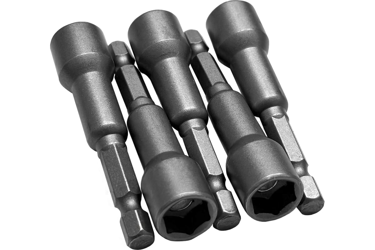 БИТА с торцевой головкой 6-гранной 10 мм 45 мм магнитная 1/4" VERTEXTOOLS