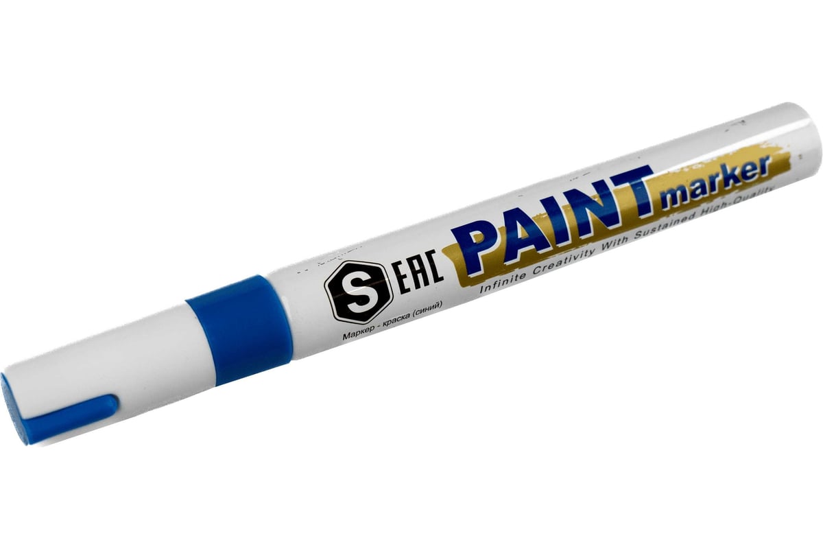 МАРКЕР лаковый 4 мм LIT цв. синий