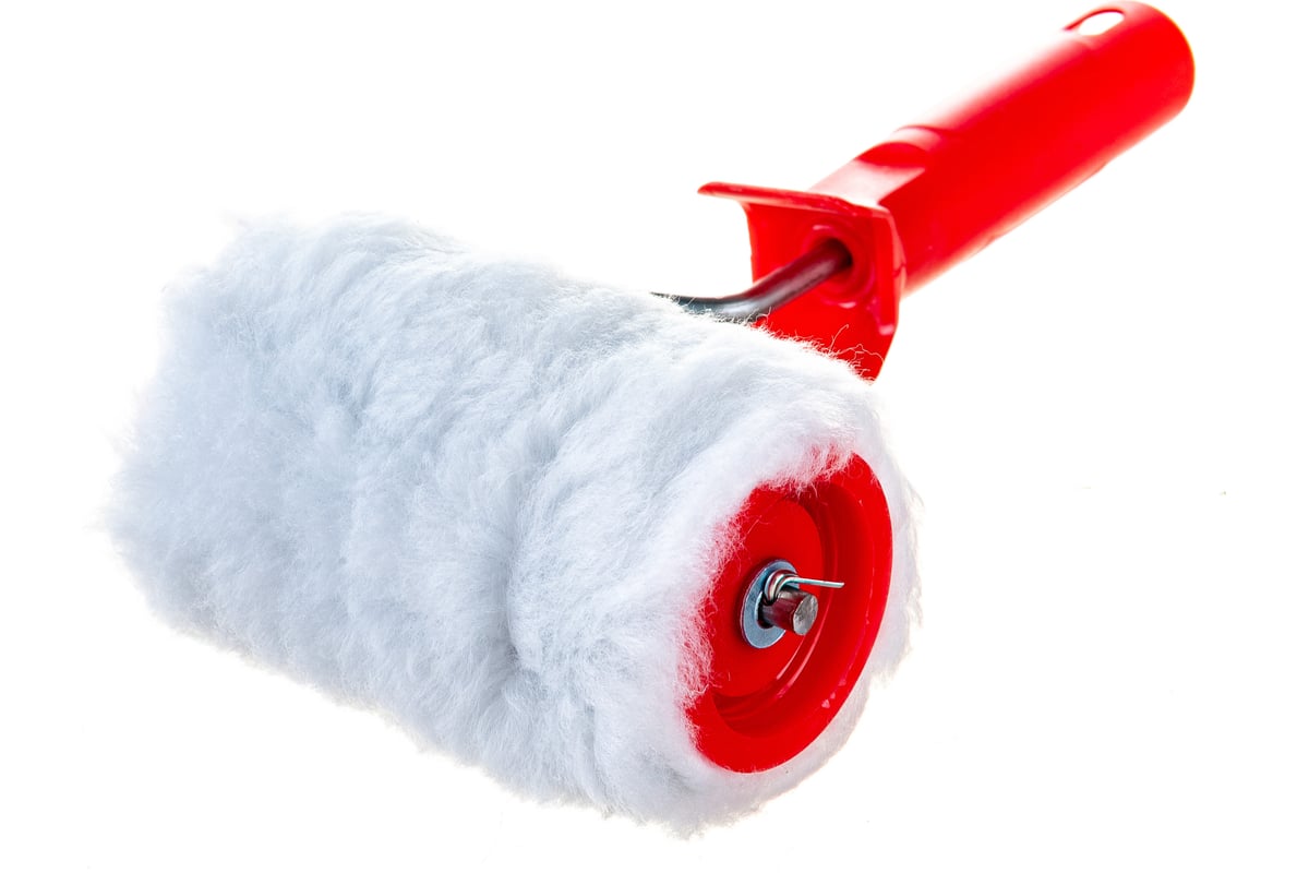 ВАЛИК-МИНИ мех искусственный 100 мм D48 мм с ручкой РЕМОКОЛОР — фото 5