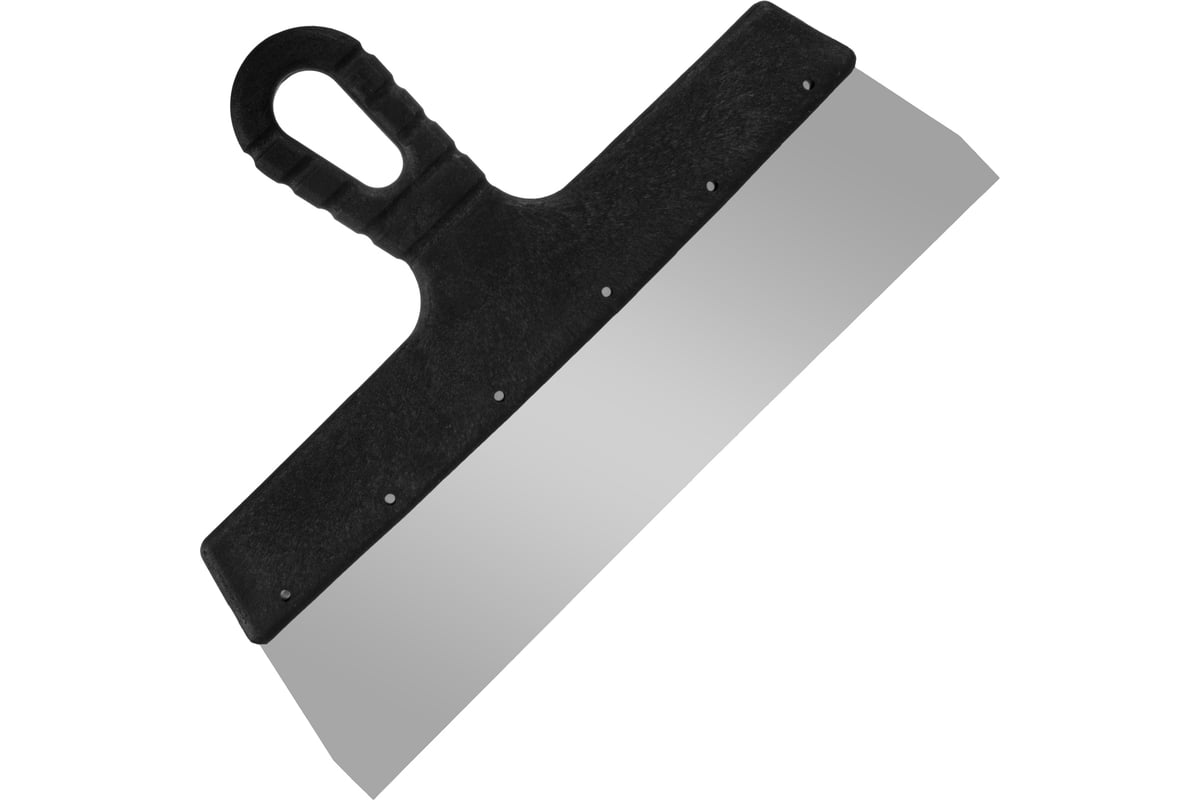 ШПАТЕЛЬ фасадный 300 мм пластиковая рукоятка нерж. сталь Мастер РЕМОКОЛОР