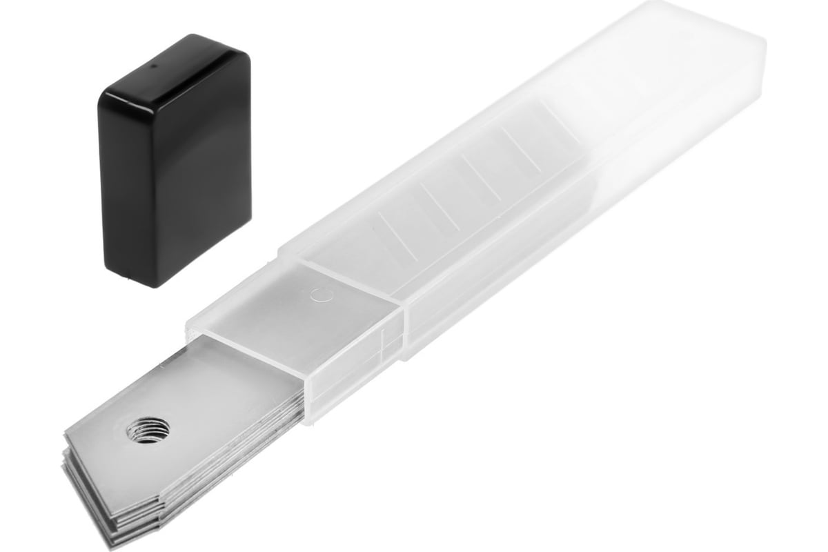 ЛЕЗВИЯ для ножа 18 мм сегментированные 10 шт LIT — фото 2