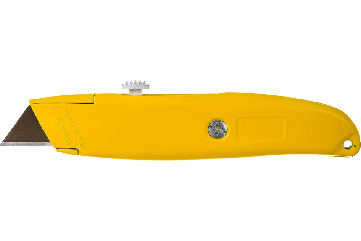 НОЖ технический 18 мм трапеция усиленный металлический корпус BIBER