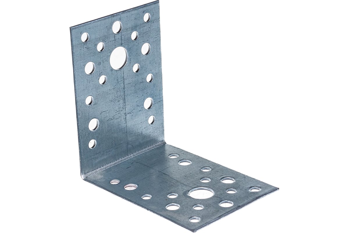 УГОЛОК крепежный 90х90х65 мм оцинкованный