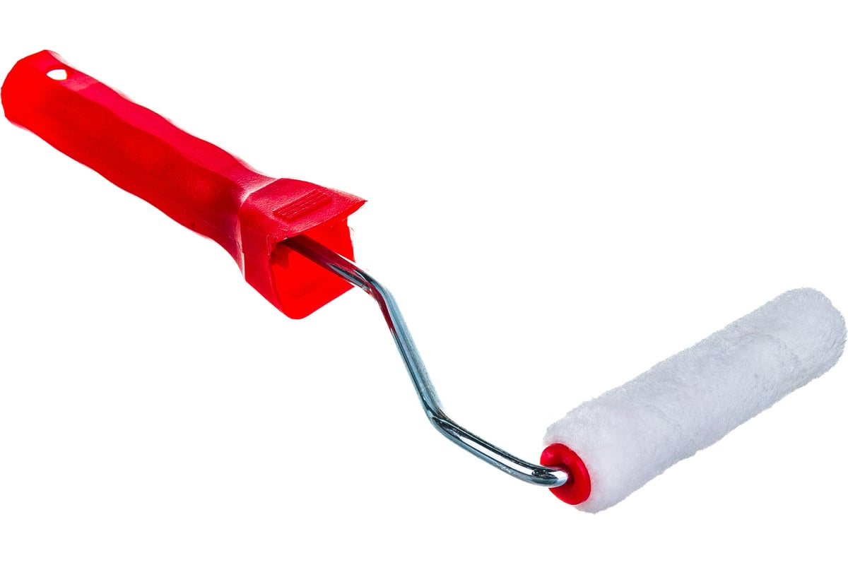 ВАЛИК-МИНИ велюр 100 мм ворс 4 мм D15 мм с ручкой КЕДР