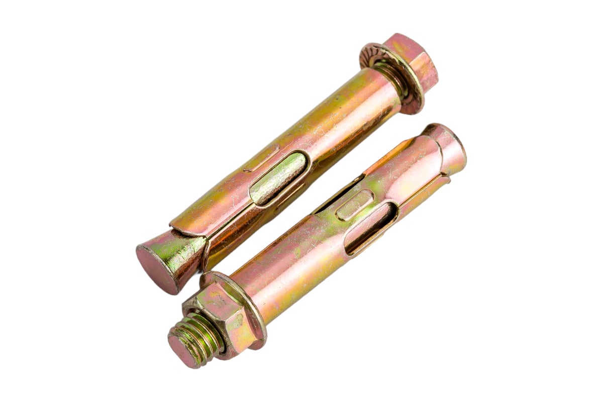 БОЛТ анкерный с гайкой M10 75 мм D12 мм