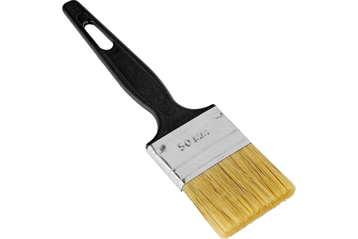 КИСТЬ флейцевая 50х6 мм натуральная щетина СИБРТЕХ