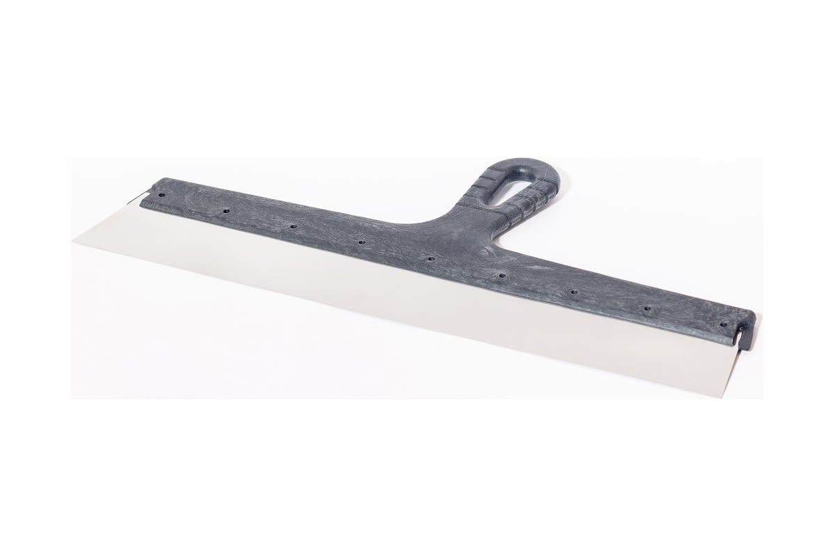 ШПАТЕЛЬ фасадный 450 мм пластиковая рукоятка нерж. сталь ИНТЕК