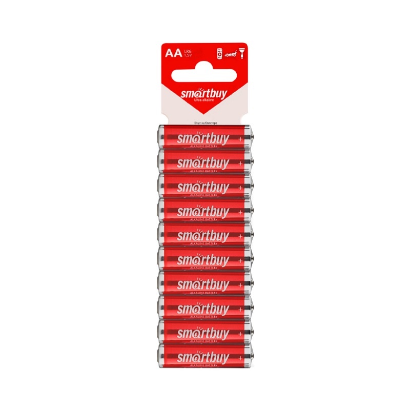 БАТАРЕЙКА AA 1,5 В алкалиновая LR6 SMARTBUY