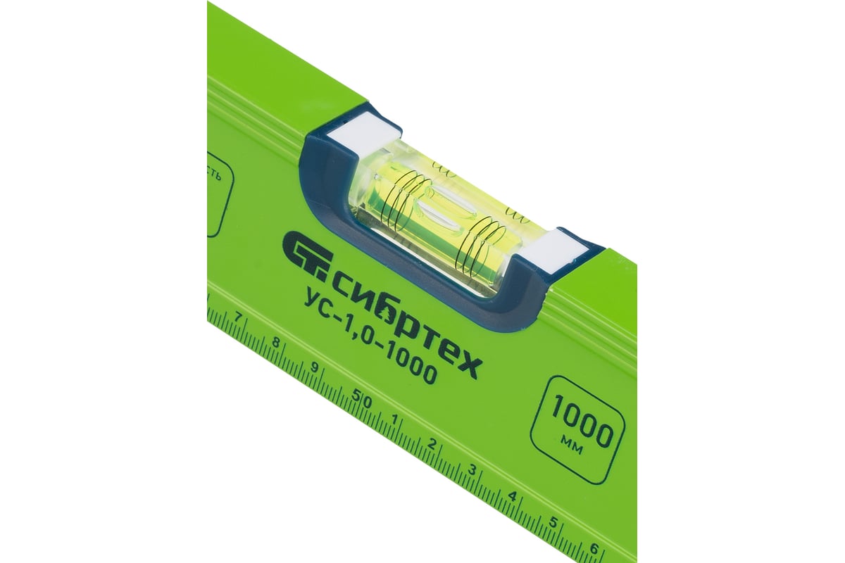 УРОВЕНЬ строительный 1000 мм 3 глазка фрезерованный алюминий УС-1,0 СИБРТЕХ — фото 8