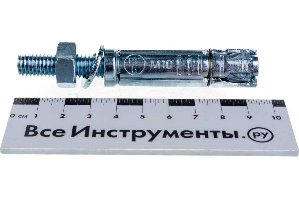 АНКЕР распорный с гайкой M10 94 мм D16 мм PFG SB SORMAT