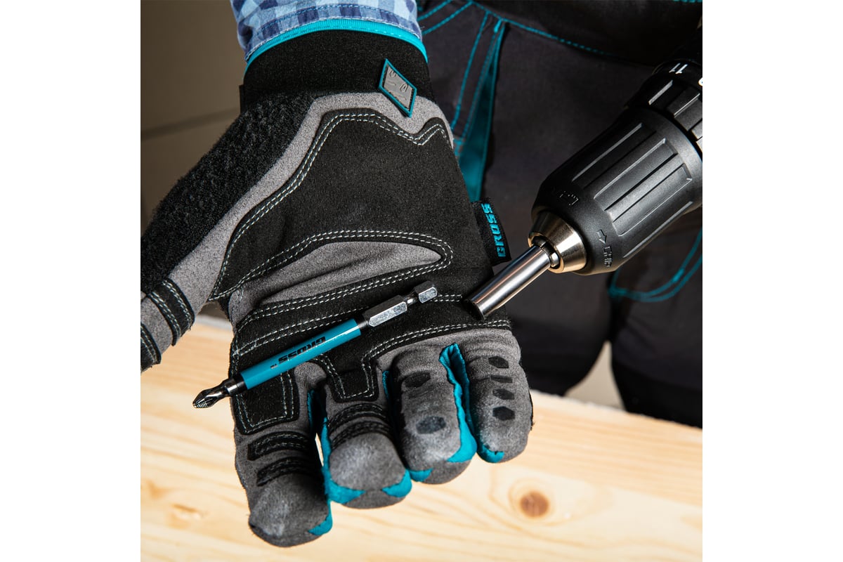 БИТА PZ2 90 мм магнитная с насечкой Е1/4" GROSS