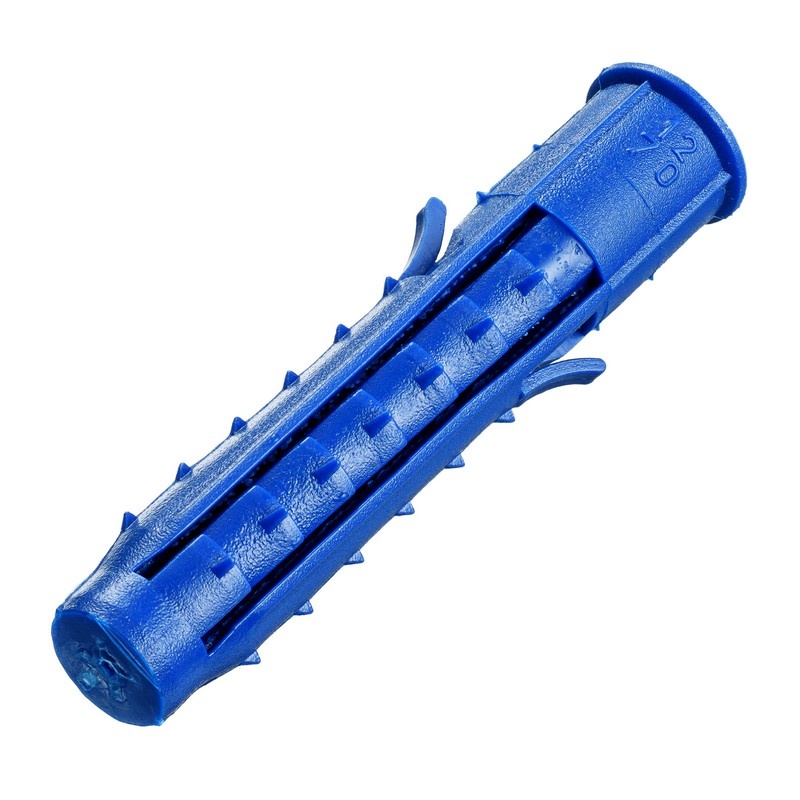 ДЮБЕЛЬ распорный D12 мм 70 мм нейлон Чапай цв. синий