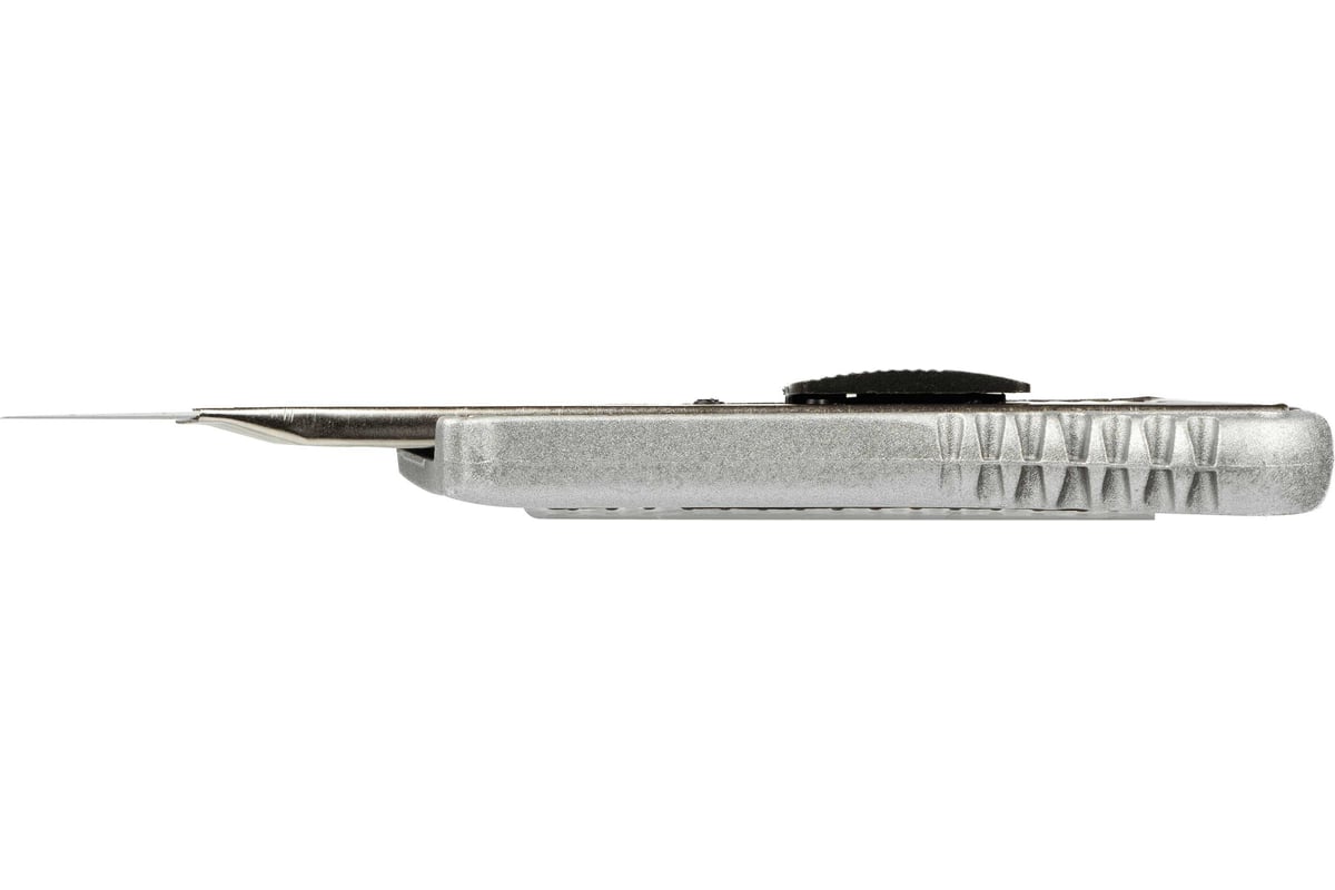 НОЖ строительный 18 мм сегментированное лезвие металлическая ручка фиксатор защелка — фото 7