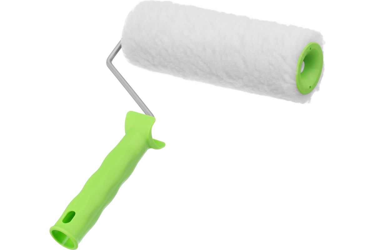 ВАЛИК мех натуральный 200 мм ворс 12 мм D48 мм с ручкой СИБРТЕХ — фото 4