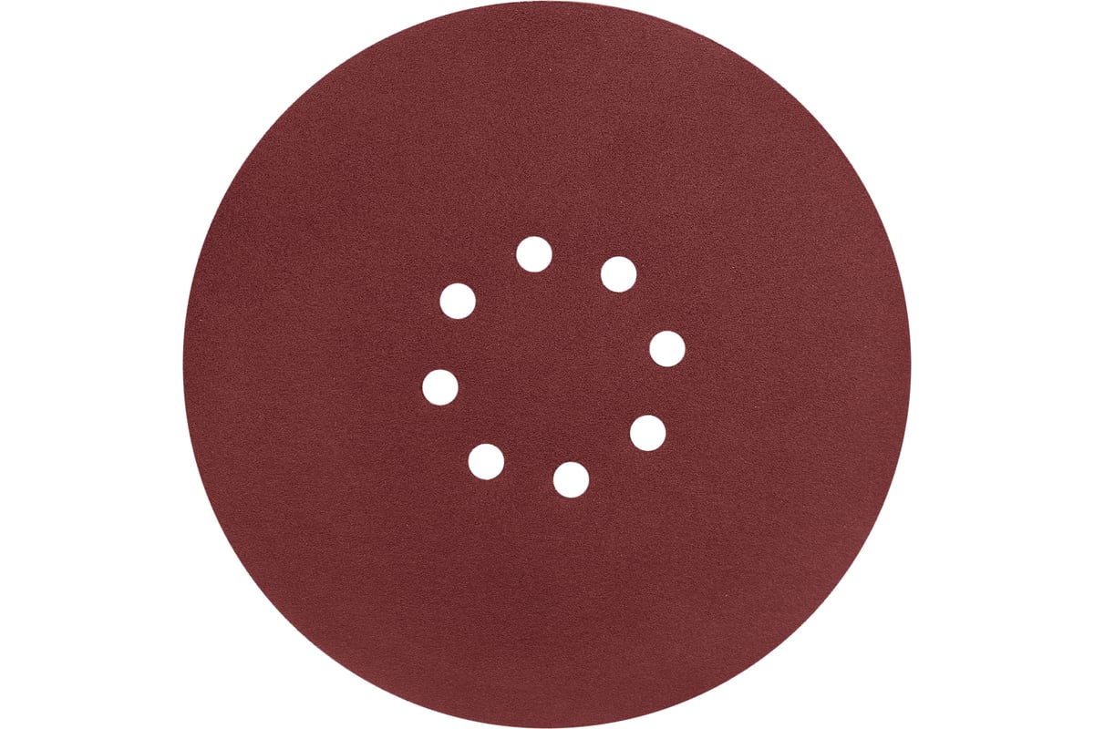 КРУГ шлифовальный 225 мм Р120 8 отверстий на липучке VERTEXTOOLS