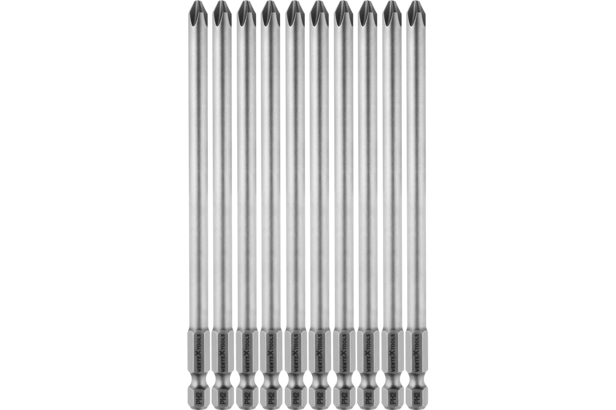 Бита PH2 127 мм Е1/4" VERTEXTOOLS — фото 7