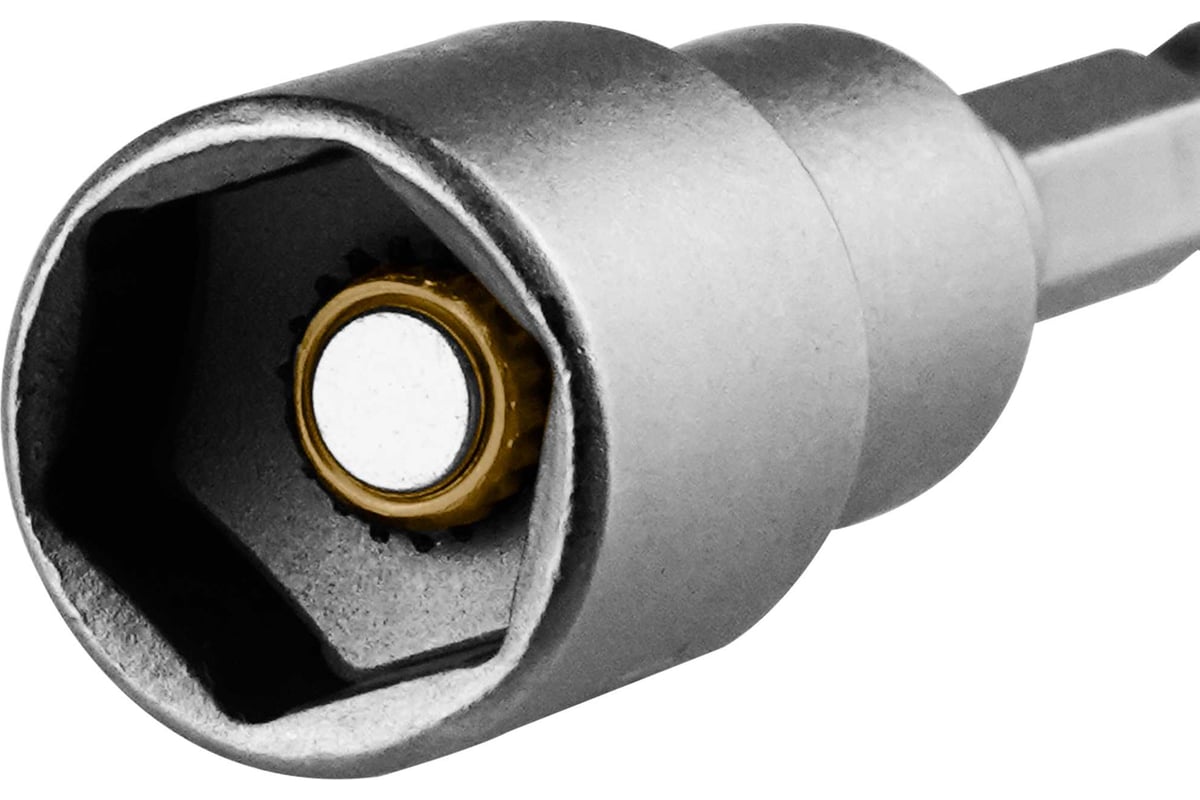 БИТА с торцевой головкой 6-гранной 13 мм 65 мм 1/4" VERTEXTOOLS — фото 2