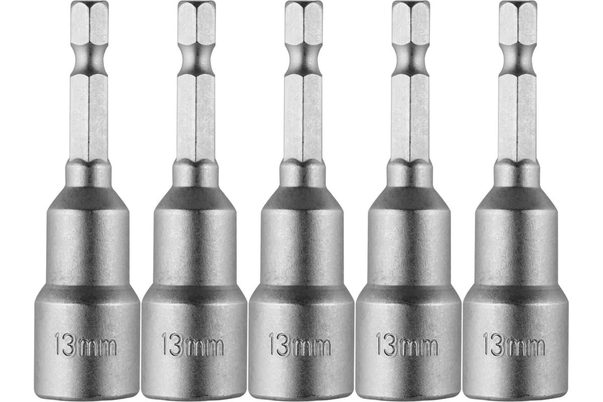 БИТА с торцевой головкой 6-гранной 13 мм 65 мм 1/4" VERTEXTOOLS — фото 7