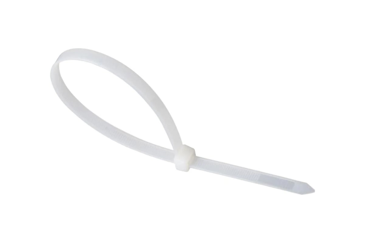 СТЯЖКА нейлоновая КСС 250х3,6 мм 100 шт цв. белый