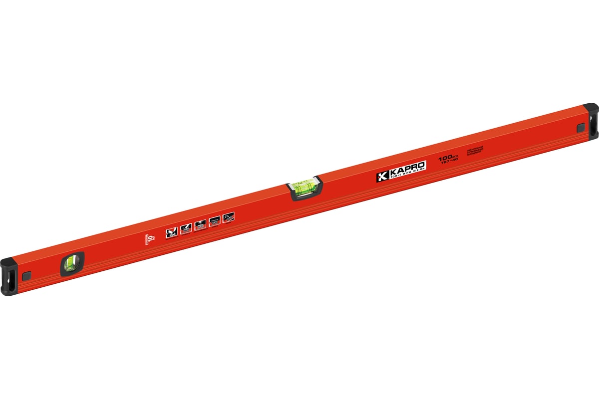 УРОВЕНЬ строительный 1000 мм 2 глазка KAPRO
