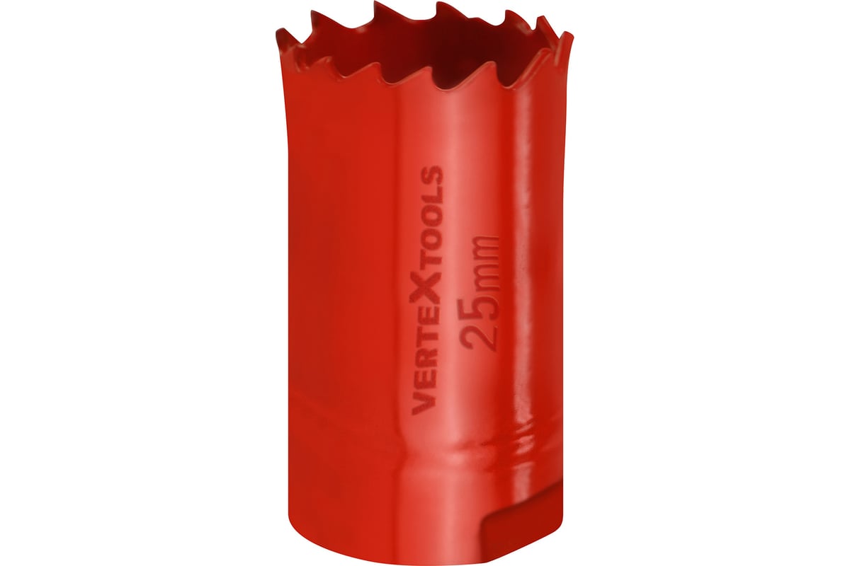 КОРОНКА биметаллическая 25х38 мм по металлу 1/2" VERTEXTOOLS — фото 2