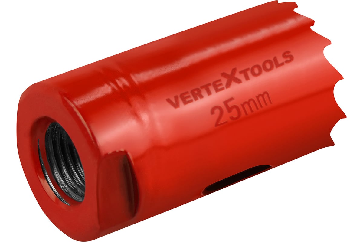 КОРОНКА биметаллическая 25х38 мм по металлу 1/2" VERTEXTOOLS — фото 3