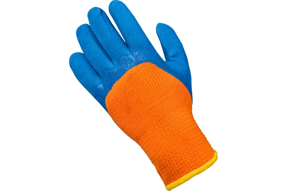 ПЕРЧАТКИ акриловые латексное покрытие утепленные