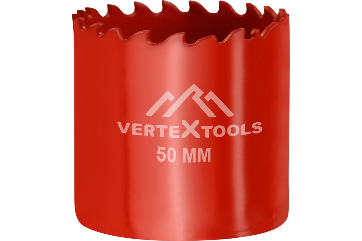 КОРОНКА биметаллическая 50х38 мм по металлу 5/8" VERTEXTOOLS — фото 4