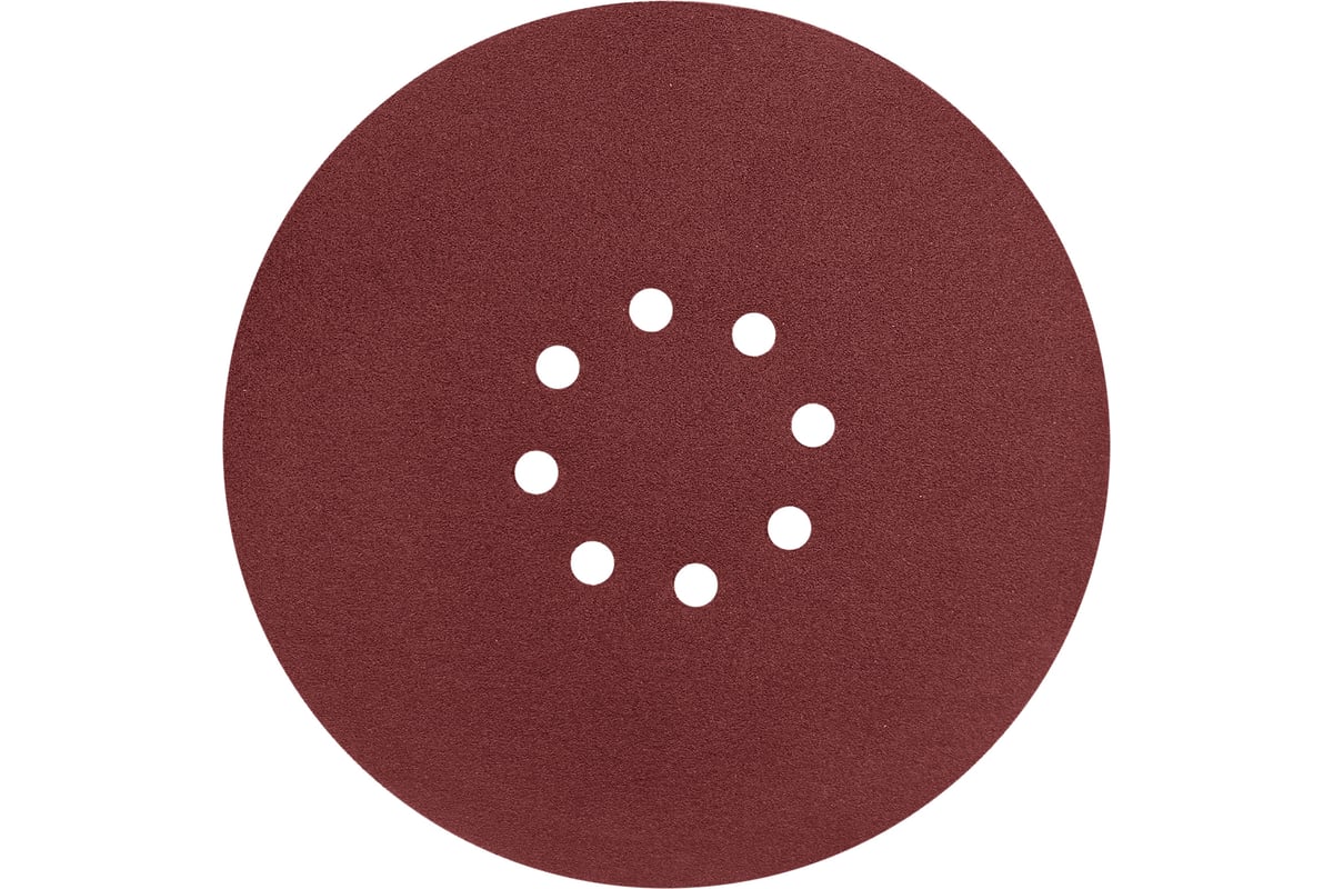КРУГ шлифовальный 225 мм Р60 8 отверстий на липучке VERTEXTOOLS