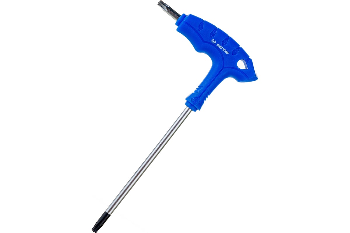 Ключ имбусовый Torx T20 с Г-образной рукояткой KING TONY — фото 4