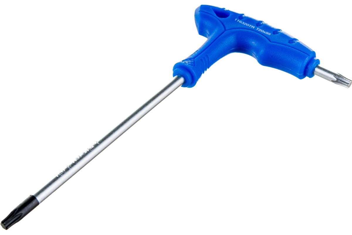 Ключ имбусовый Torx T20 с Г-образной рукояткой KING TONY — фото 5