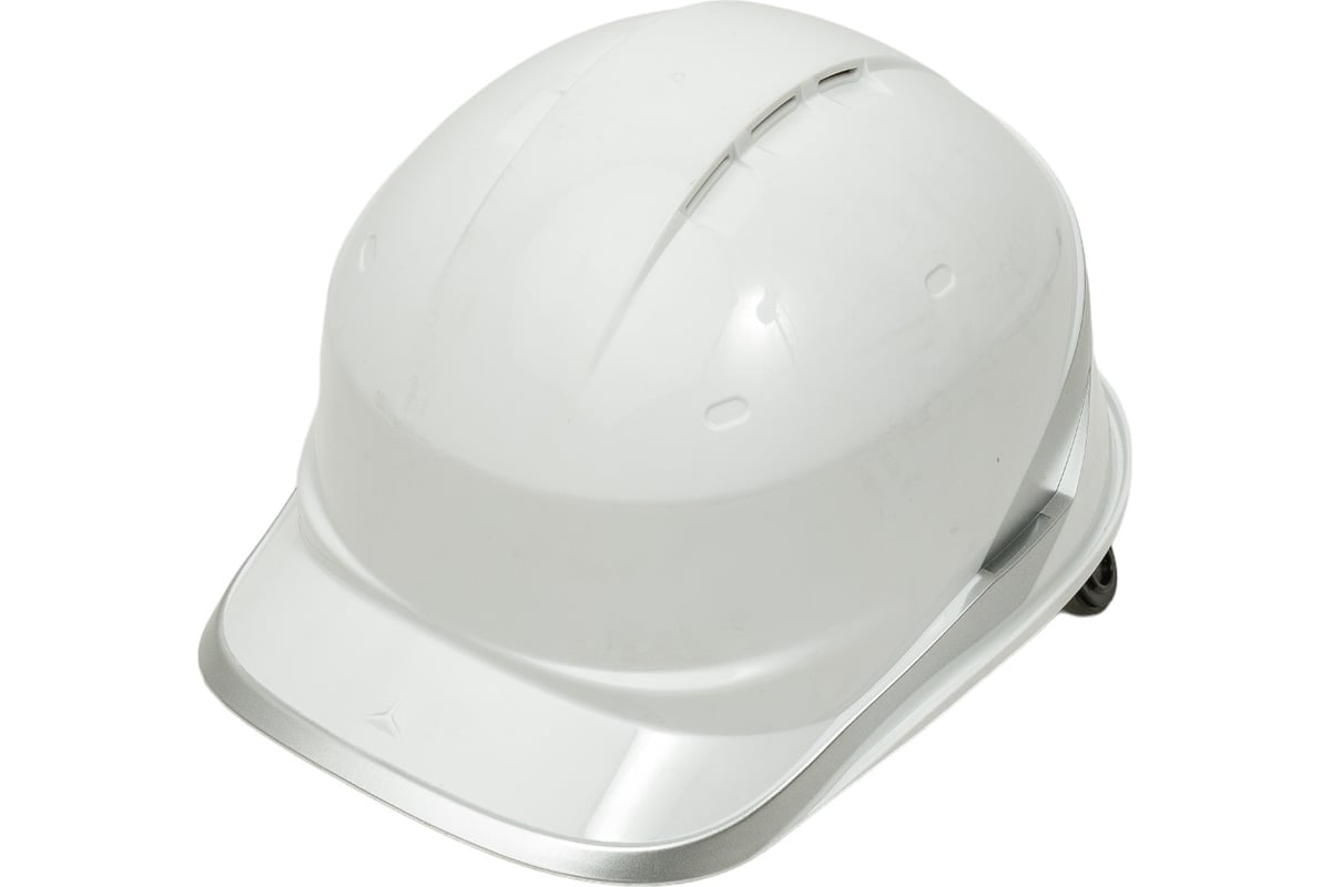 КАСКА защитная с вентиляцией и козырьком АБС-пластик DIAMOND VI WIND DELTA PLUS цв. белый