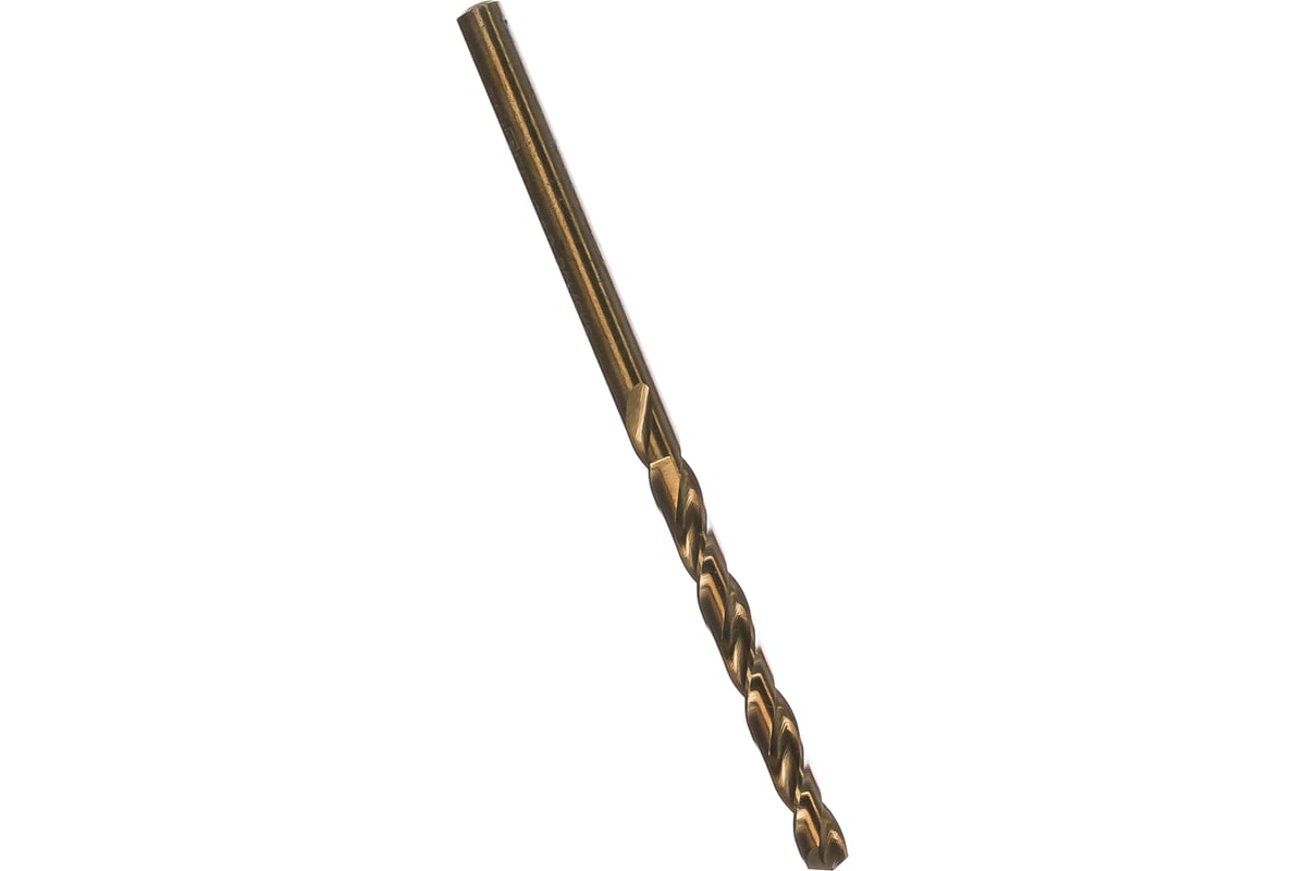 СВЕРЛО спиральное 4,0х43х75 мм по металлу Р6М5К5 цилиндр 2 шт. ТРИГГЕР