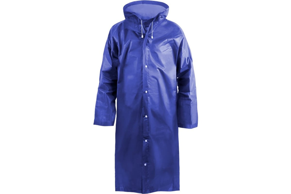 ПЛАЩ дождевик EVA на кнопках 110 мкр. цв. фиолетовый