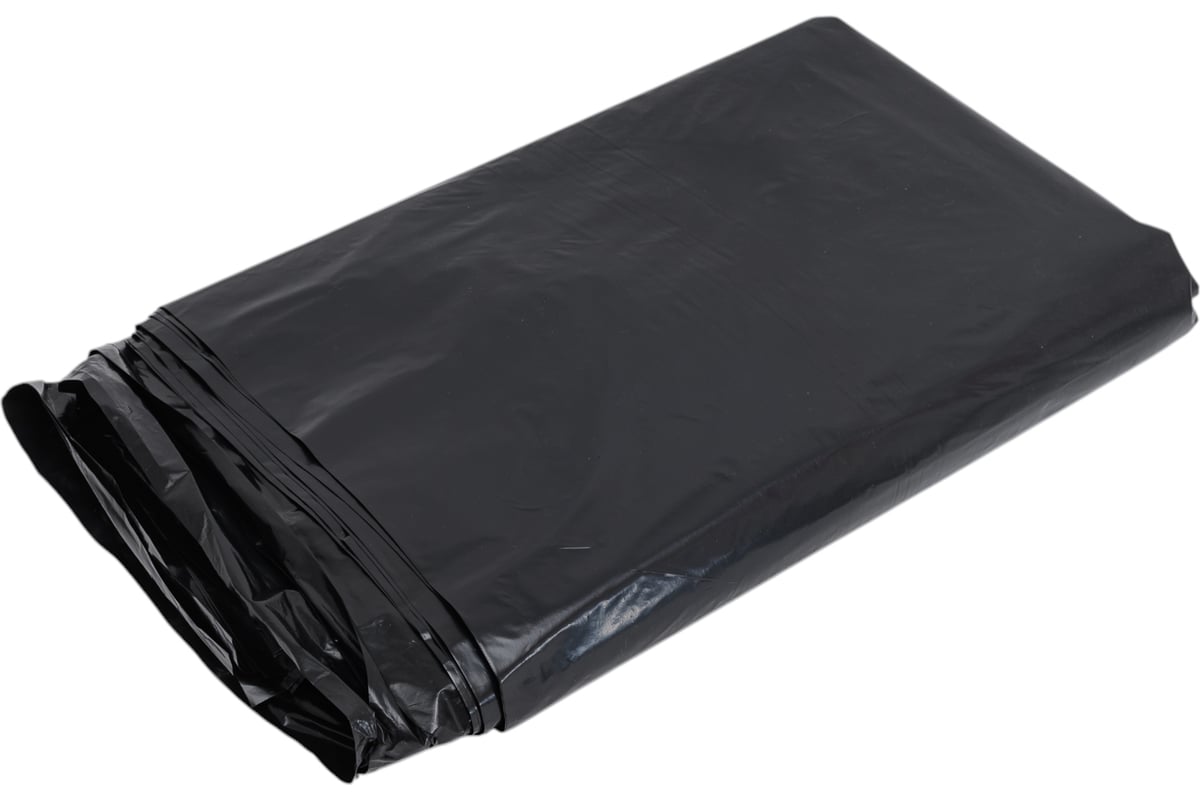 МЕШОК для мусора 120 л 110х70 см 80 г полиэтилен VCLEAN цв. черный